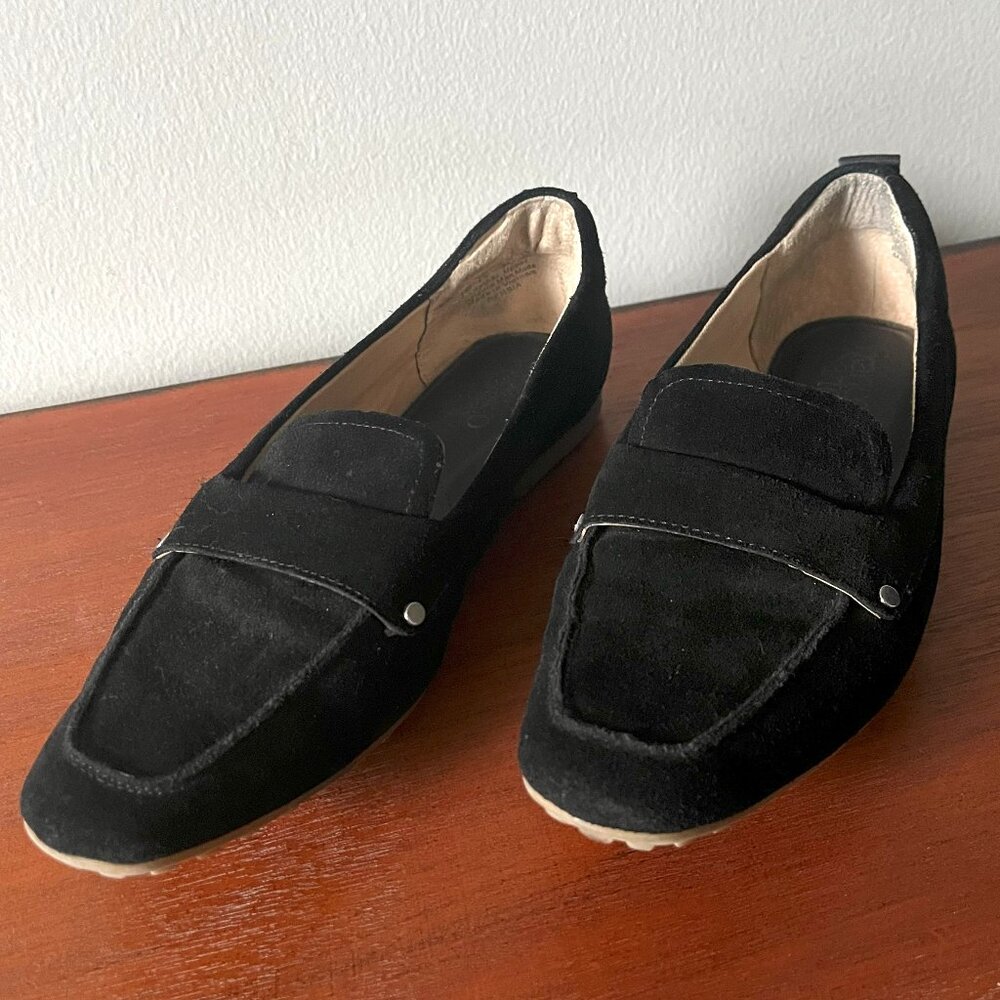 Franco Sarto Black Loafers
